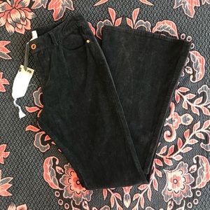 Bell bottom corduroy pants